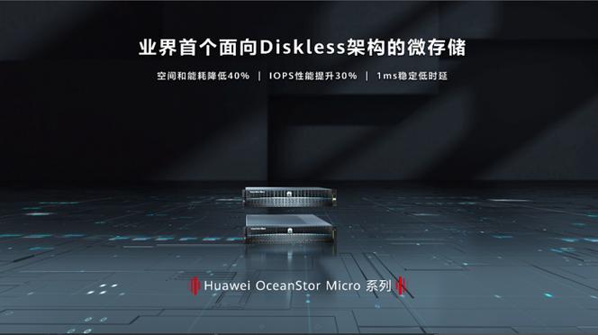 华为首发微存储新品,破解互联网海量数据高效存储难题